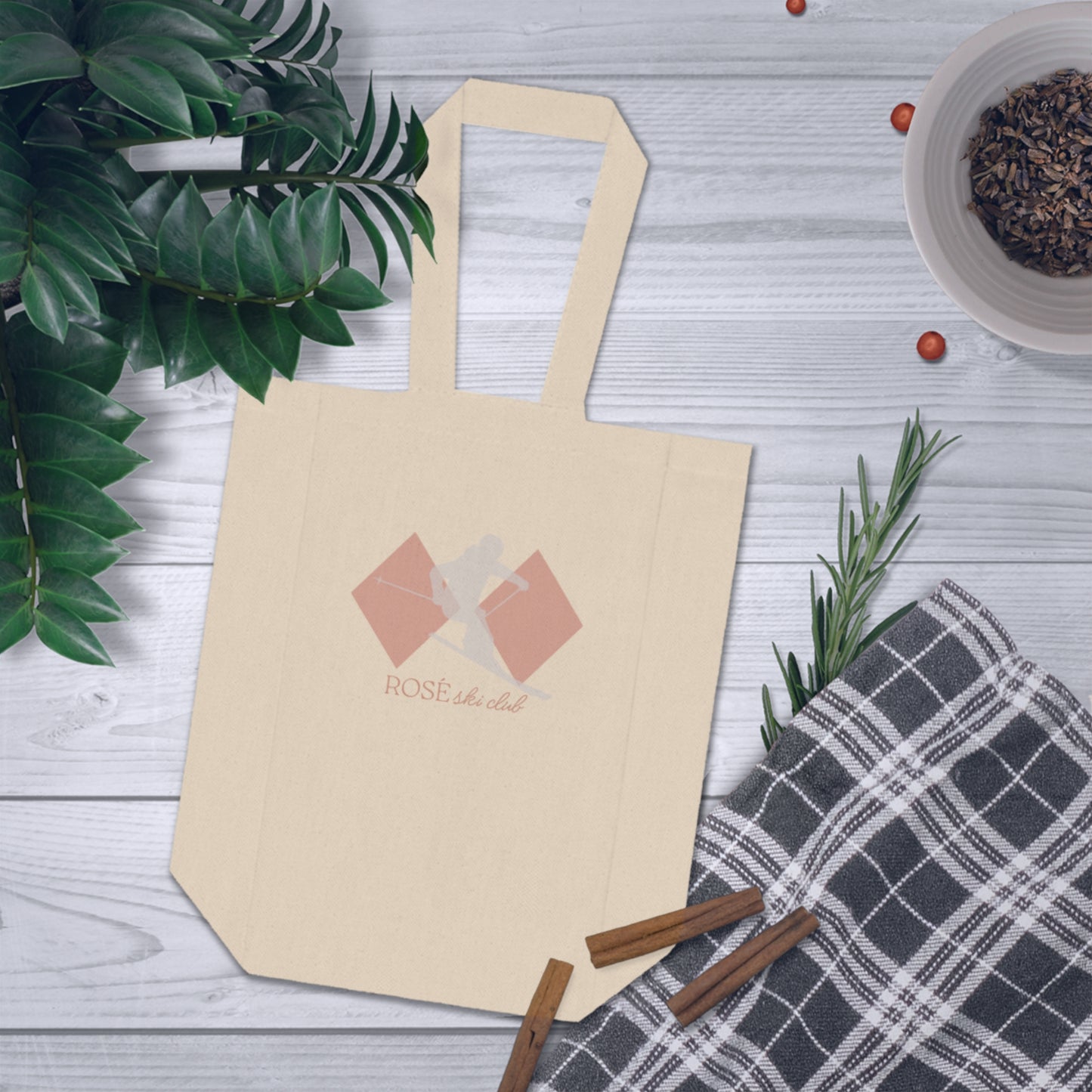 Rosé Ski Club® Double Wine Tote Bag